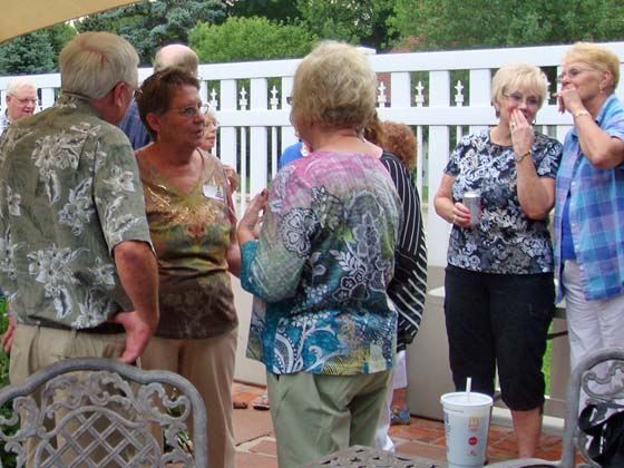 Wayne Backencamp, Alice (Speece) Dickinson, Kathy (Valentine) Veal, Jill (Swanson) Osborn, & Carolyn (Peterson) Fitch