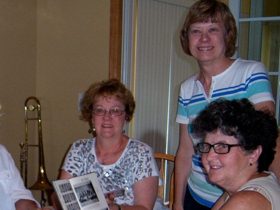 Susan (Carlson) Brooks, Carolyn (Borg) Webb, Janice (Hasbrouck) Layton