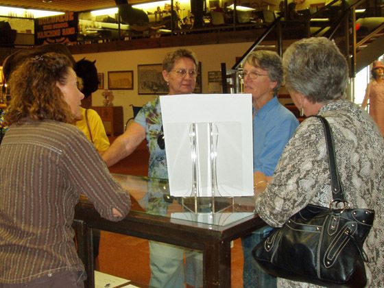 Pat Gabus, Alice Speece, Analice Decker at Nebraska Prairie Museum