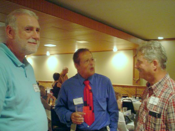 Bruce Melberg, Ray Belmudez, and Kenton Thompson share a laugh.