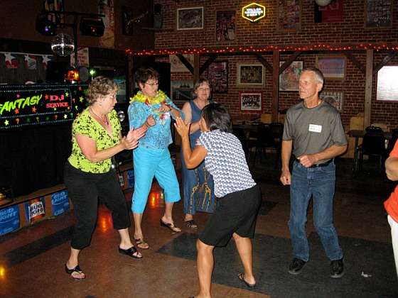 Suzanne Swanson, Janean Valentine, Judy Robinson, Susie Reyes McElvain and Dan McElvain