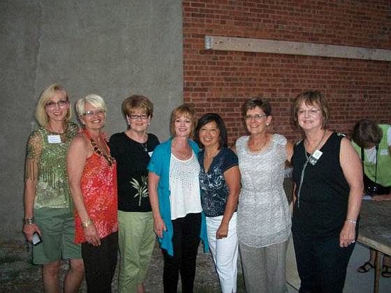 Karen Gustafson Wekesser, Sherry Karlson Damrow, Chris Holt Bethscheider, Skeeter Thomsen Wilson, Suzie Reyes MacElvain, Jody Eckwall Malm, Carla Wylie Thomsen