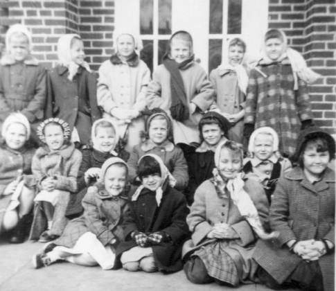 Outside Lincoln School 1